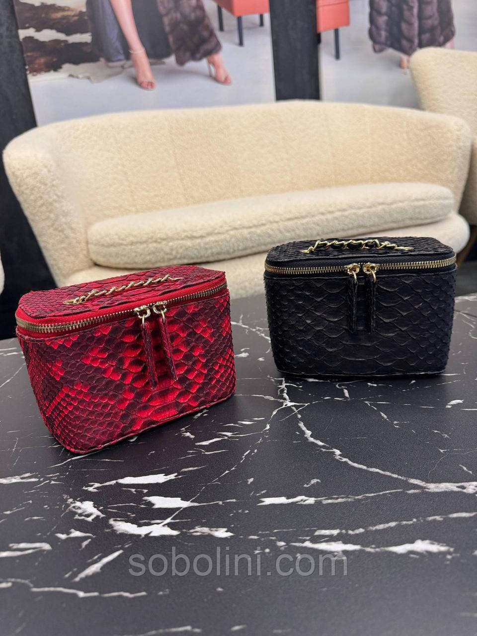 Сумка шкіряна пітон, фото 1