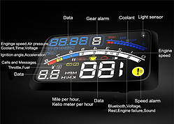 5.5 дюйма 4E Бортовий комп'ютер проєктор на лобове скло HUD OBD2