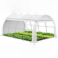 Садова теплиця парник LEOBRO Garden 10м2 White MultiDoor (LB-G112-WHT)