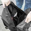 Рюкзак сумка жіночий URBAN Black чорний матова екошкіра міський для ноутбука, фото 10