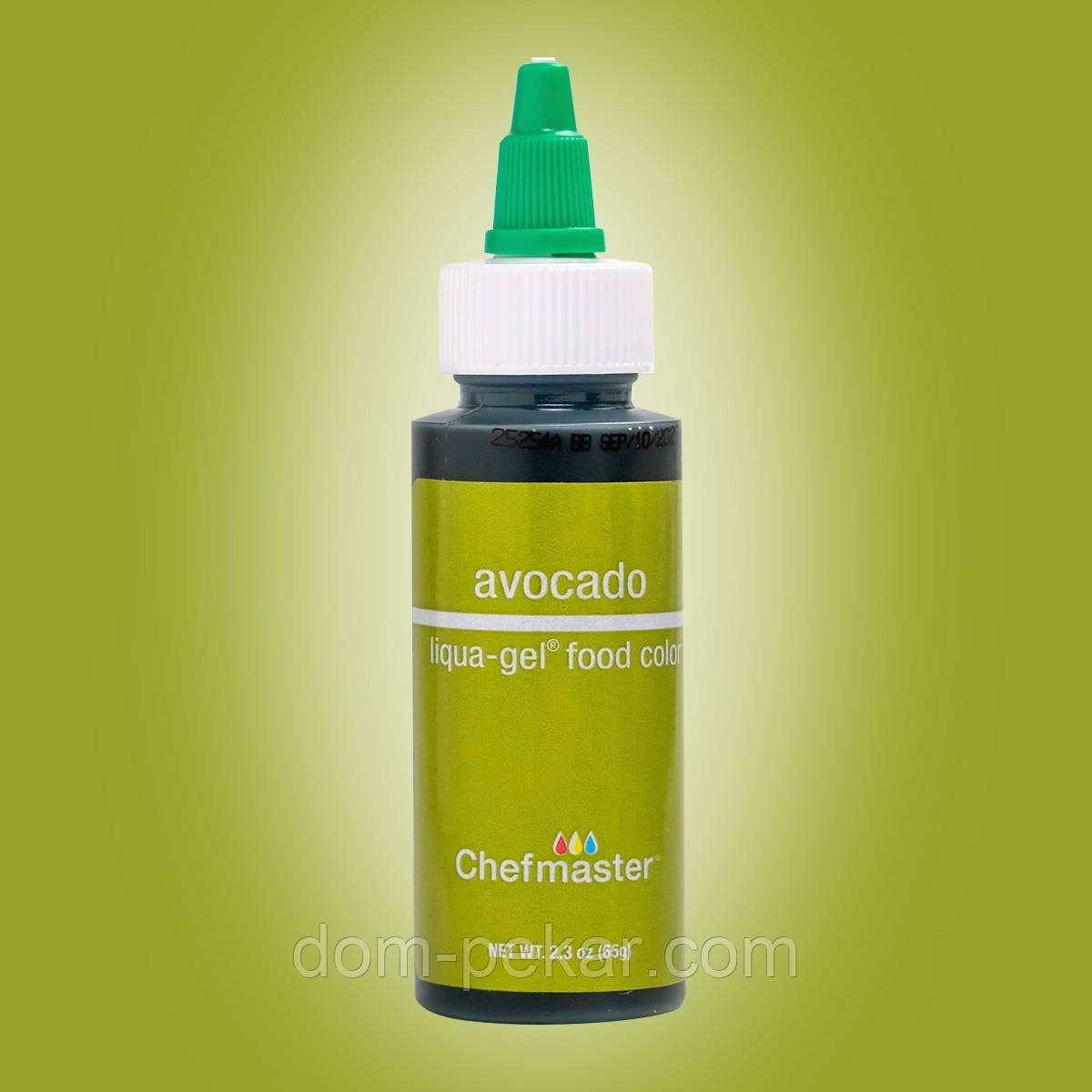 Барвник гелевий 68 мл 5005 Avocado Chefmaster