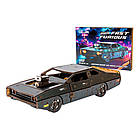 Дерев'яний 3D конструктор "Fast Furious" Puz-62519, 125 деталей, чорний