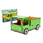 Дитячий дерев'яний 3D конструктор "Вантажівка" Puz-00929, 37 деталей