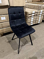 Стілець Harlem велюр колір чорний