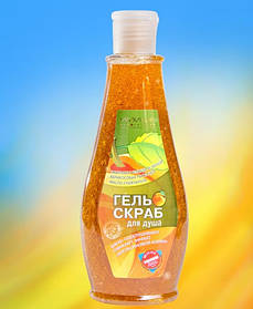 Гель скраб для душу з абрикосовою кісточкою і грейпфрутом Імідж лабораторія