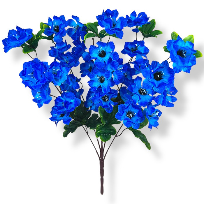 Штучні квіти букет волошки високі 36 голів, 53см, фото 1