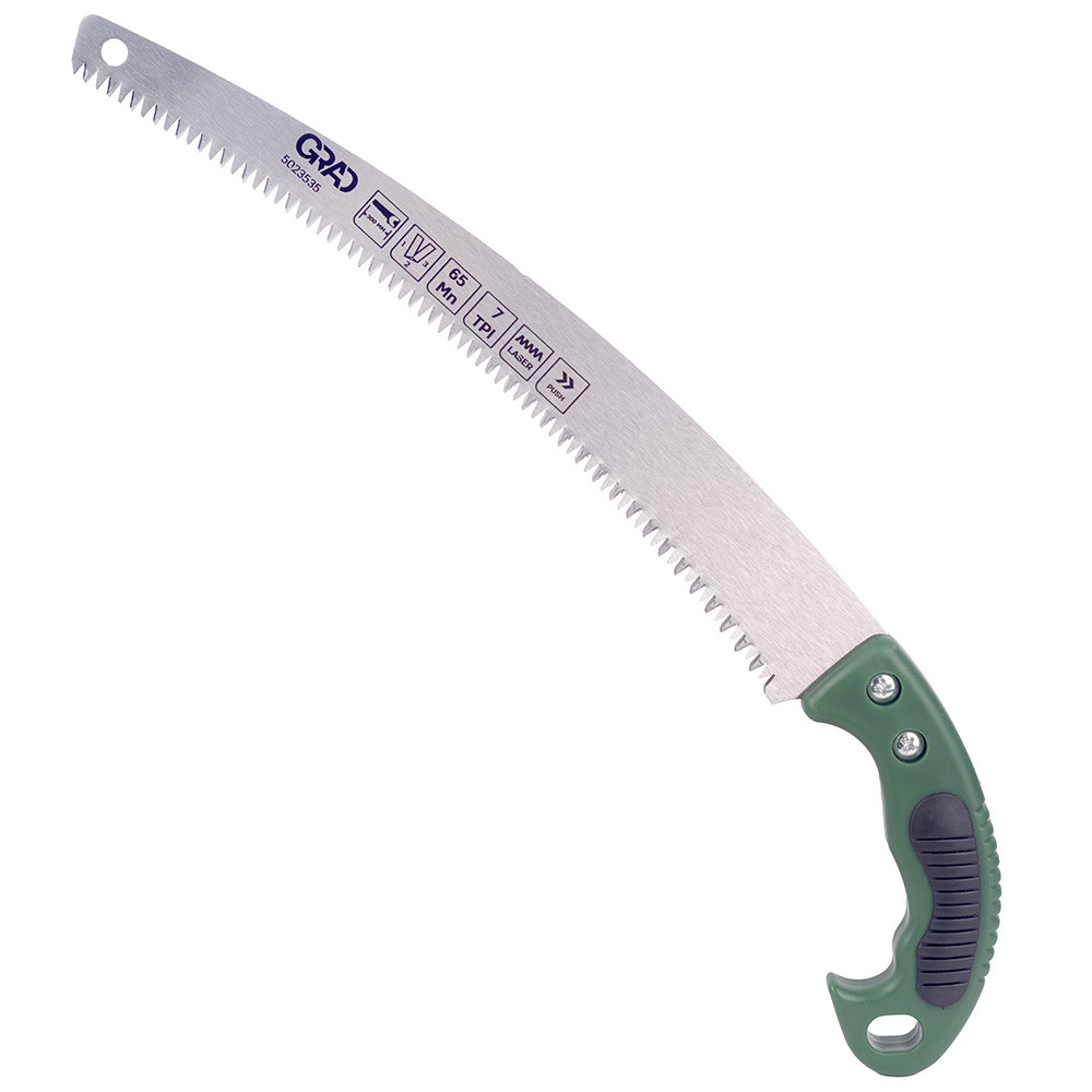 Пила садова вигнута 300 мм 7TPI TM GRAD, фото 1