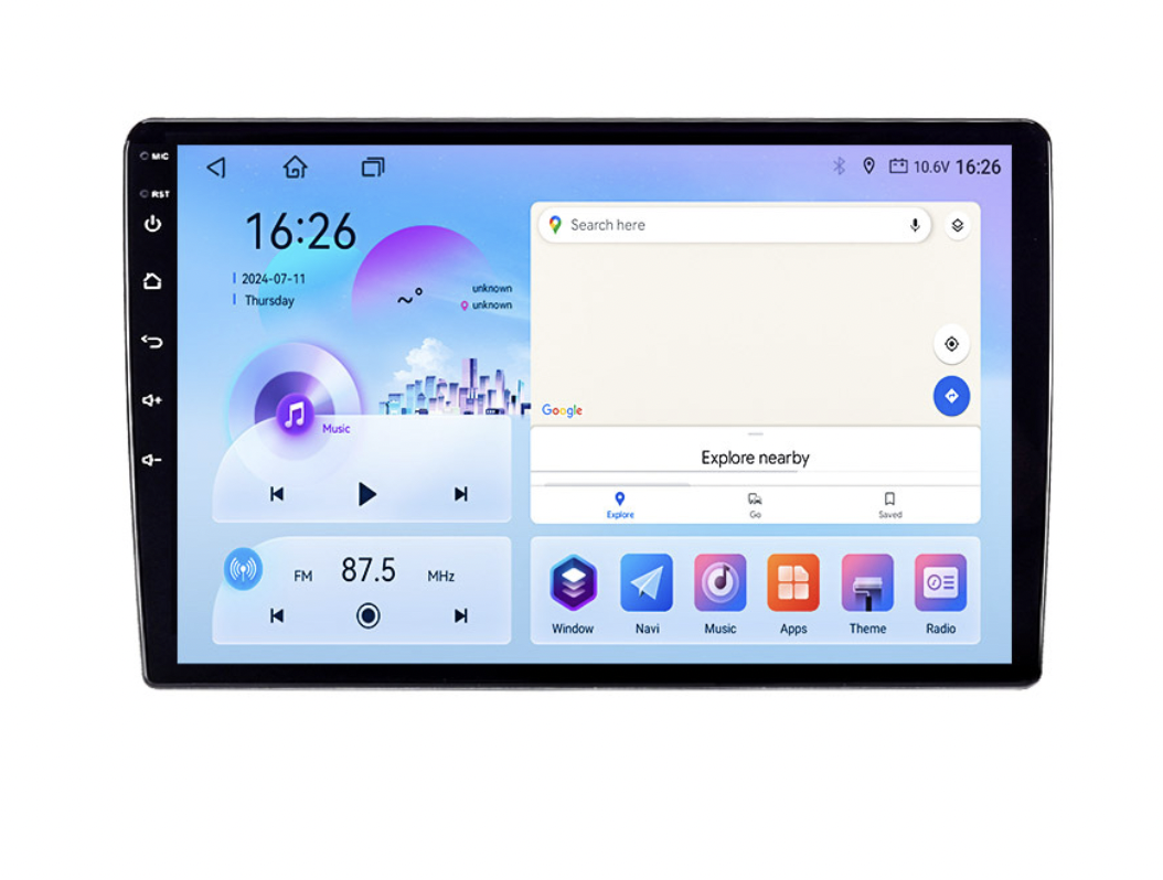 Магнітола на Android 6+128 ГБ 9 дюймів 4G, DSP, 8-core, фото 1