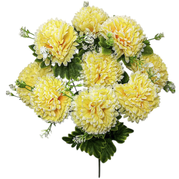 Штучні квіти букет гвоздика куляста, 48см, фото 1