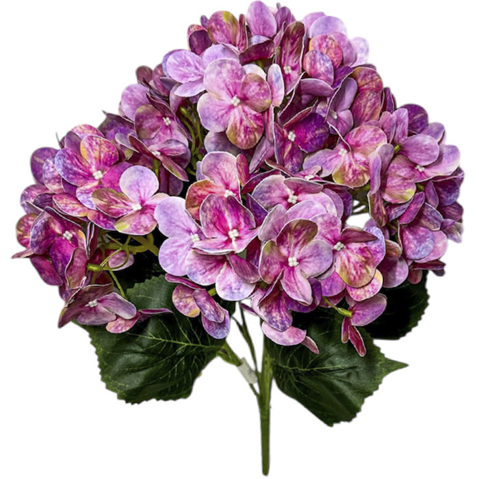 Штучні квіти букет силіконова гортензи, 50см, фото 1