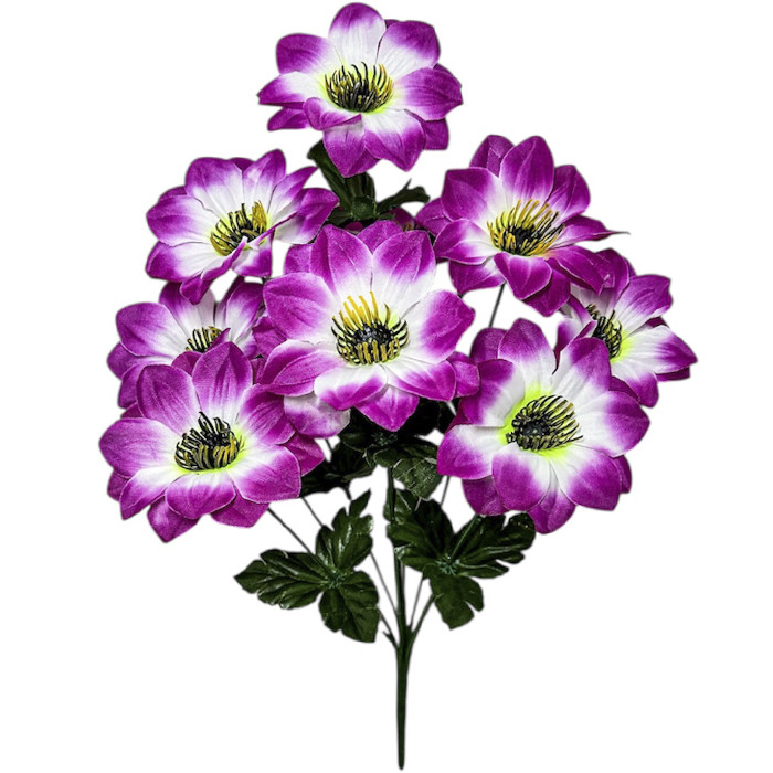 Штучні квіти букет далії чорноокі, 44см, фото 1