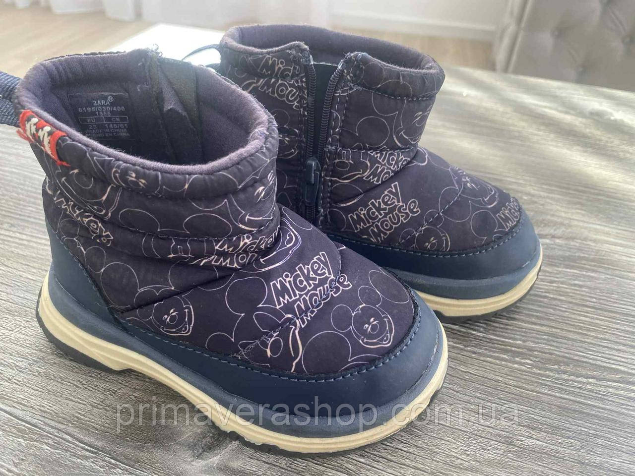 Вживане Дитяче взуття Zara дутіки 23 розмір, фото 1