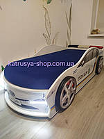 Ліжко-машина "Поліція Україна" (150*70 - 180*80 см)