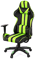 Крісло ігрове Стрик light anyfix екошкіра чорно-салатова (АКЛАС-ТМ)