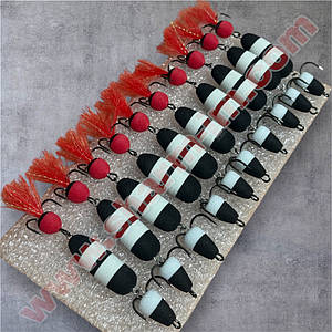 Мандула на судака 90 мм / col. Чорно-Біла