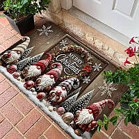 Килимок під двері, новорічний килимок