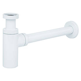 Сифон під донний клапан ITAL ITF 6009-6 з гайкою, 1 1/4", білий