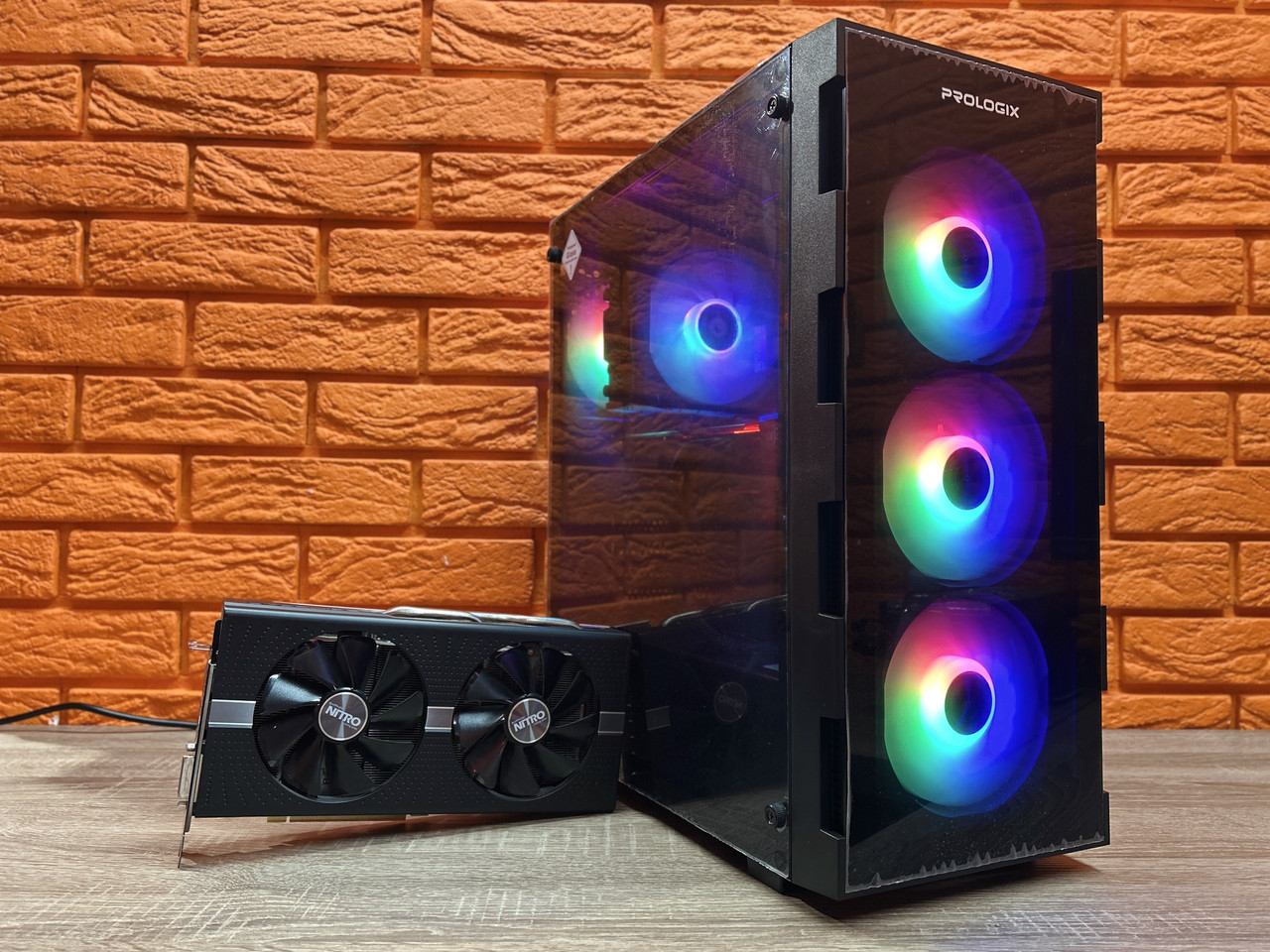 Ігровий комп'ютер Prologix E114, Intel Core i5-9500 4.4GHz, DDR4 16ГБ, SSD 512ГБ, RX 580 8ГБ