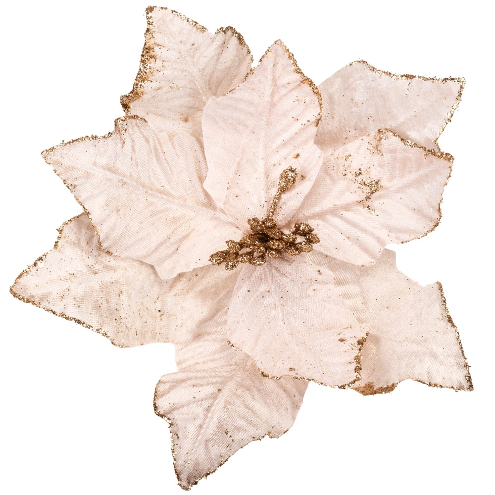 Декоративна квітка Симфонія, бежева, 45 см, фото 1