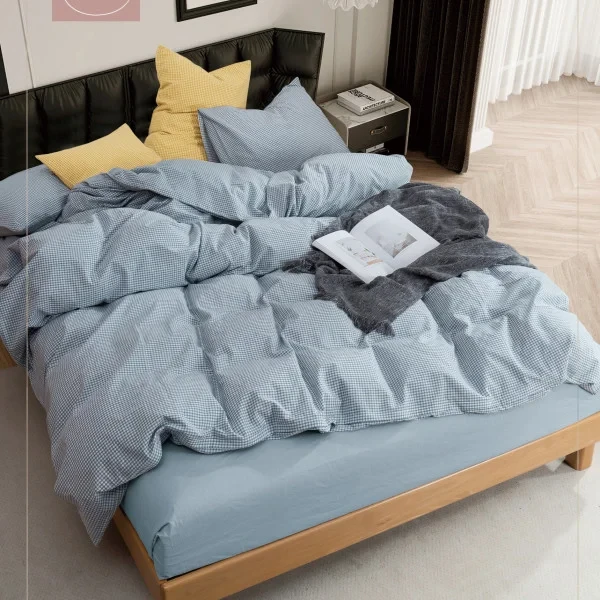 Постільна білизна Viluta Wash варена бавовна - геометрія 05 сімейна, фото 1