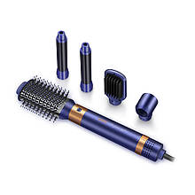 Фен-стайлер 5 в 1 VGR V-487 PURPLE, 5 насадок, 3 режими температури, 800Вт