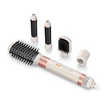 Фен-стайлер 5 в 1 VGR V-487 WHITE, 5 насадок, 3 режими температури, 800Вт