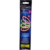 Неоновий браслет 3 в 1 PR908(Pink) 6 годин світла Bambi yY.