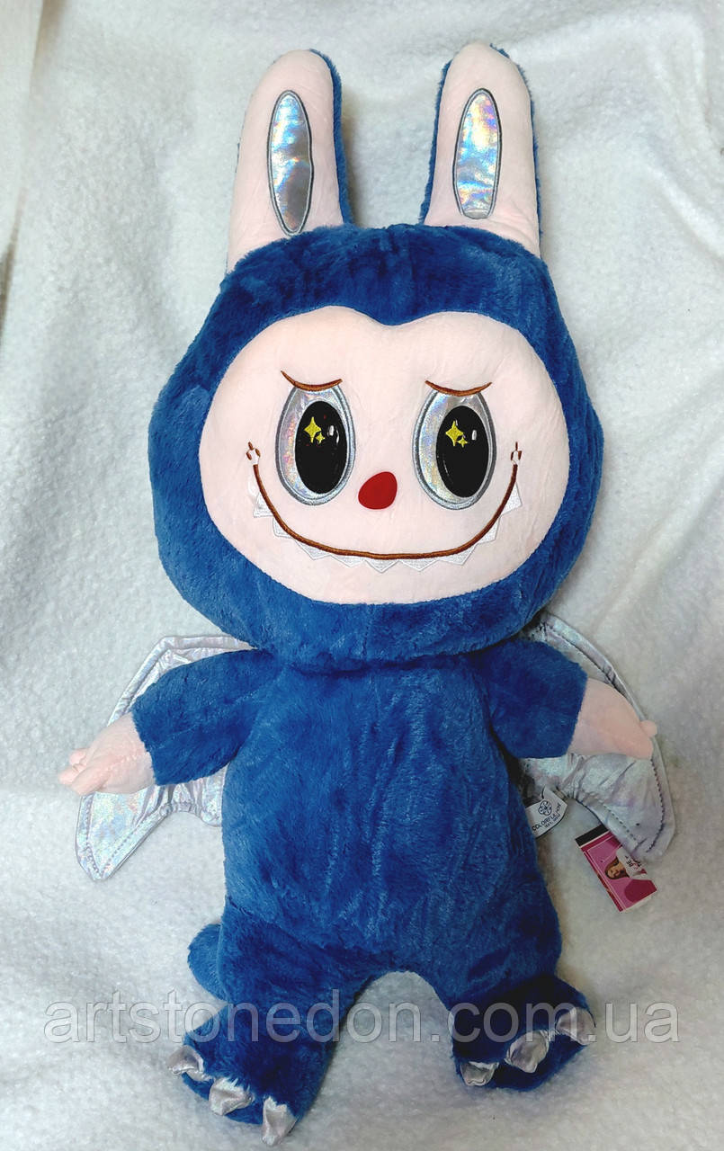 Велика іграшка Лабубу 60 см з пледом всередині, фото 1