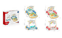 Ходунки HE 0637 /0638 (6) 2 види, 2в1, килимок, брязкальця-підвіски, піаніно, мелодії, пальчикові лабіринти, в коробці