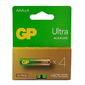 Батарейка GP LR3/AAA ULtra Alkaline (4шт)