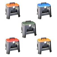 Ящик для інструменту 355*415*h343мм Табурет з відділами ELIF, фото 2