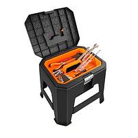 Ящик для інструменту 355*415*h343мм Табурет з відділами ELIF, фото 5