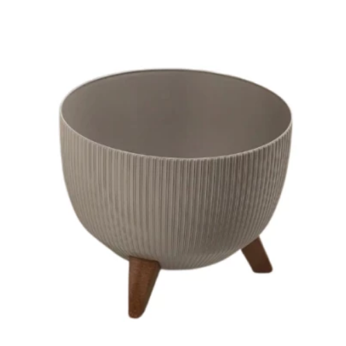 Вазон Nostalgia Bowl на ніжках 29см кава з молоком ELIF, фото 1