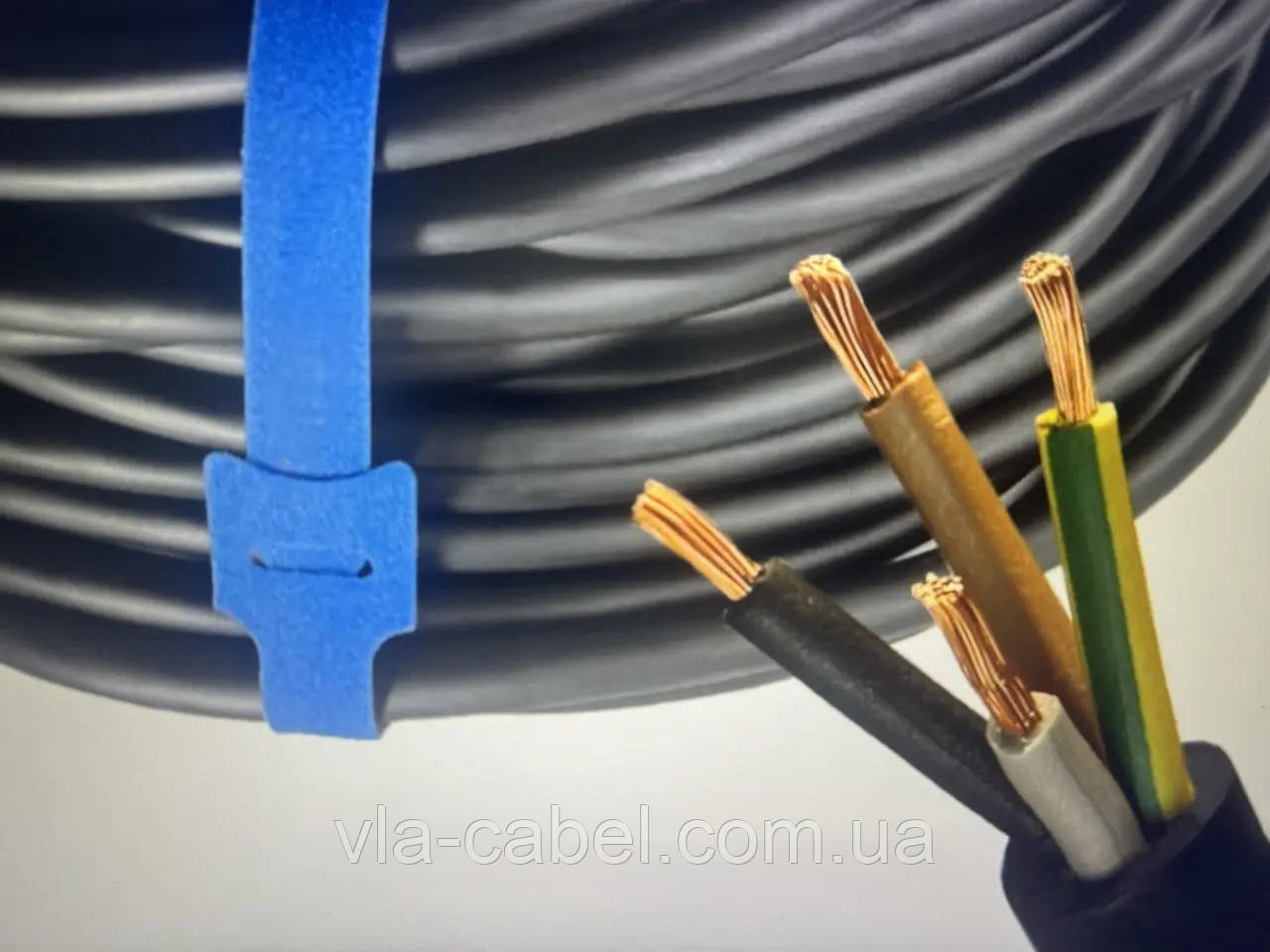 Кабель провід гнучкий КГ т 4х2.5 повноцінний, гумовий силовий Одеса ТУ гост (кратно 5м), фото 1