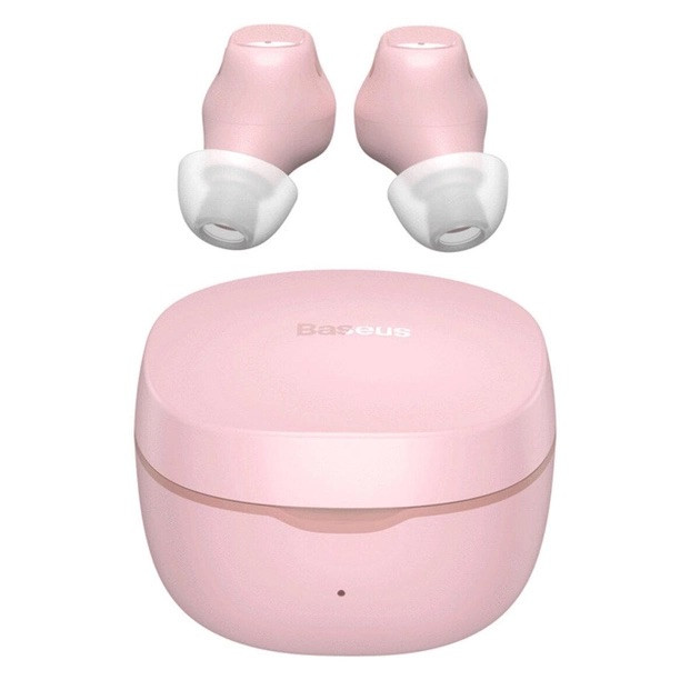 Бездротові навушники Baseus Bowie WM01 True Wireless Earphones Pink, фото 1