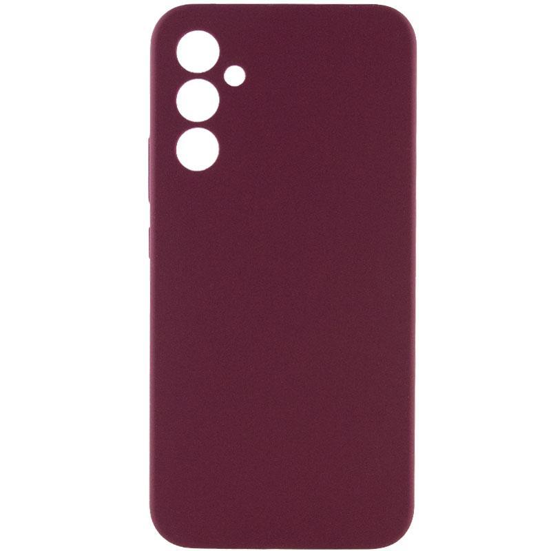 Чохол Silicone Cover Lakshmi Full Camera (AAA) для Xiaomi Poco X3 NFC / Poco X3 Pro | Мікрофібра Бордовий / Plum, фото 1