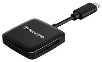 Кардрідер Transcend USB 3.2 Gen 1 Type-C SD/microSD Black (6627580)