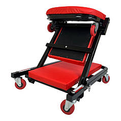 Стілець підкатний для майстерні HP - 1059 40" Z-подібний лежак для ремонту механічний стілець-лежак