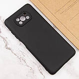 Чохол Silicone Cover Lakshmi Full Camera (AAA) для Xiaomi Poco X3 NFC / Poco X3 Pro | Мікрофібра Чорний / Black, фото 3