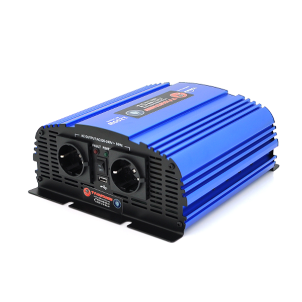 Інвертор напруги Tommatech MS-1200 24V/220V 1200W з апроксимованою синусоїдою, фото 1