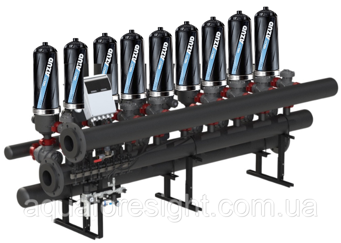 Автоматичний дисковий фільтр Azud ADF 916A-S (10 micron) продуктивність до 54 м³/год (ціна з ПДВ), фото 1