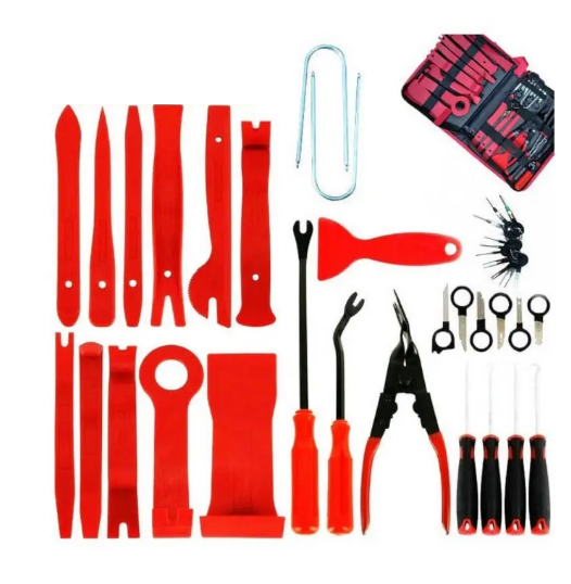 Набір інструментів для демонтажу обшивки та кліпс автомобіля, 38 предметів