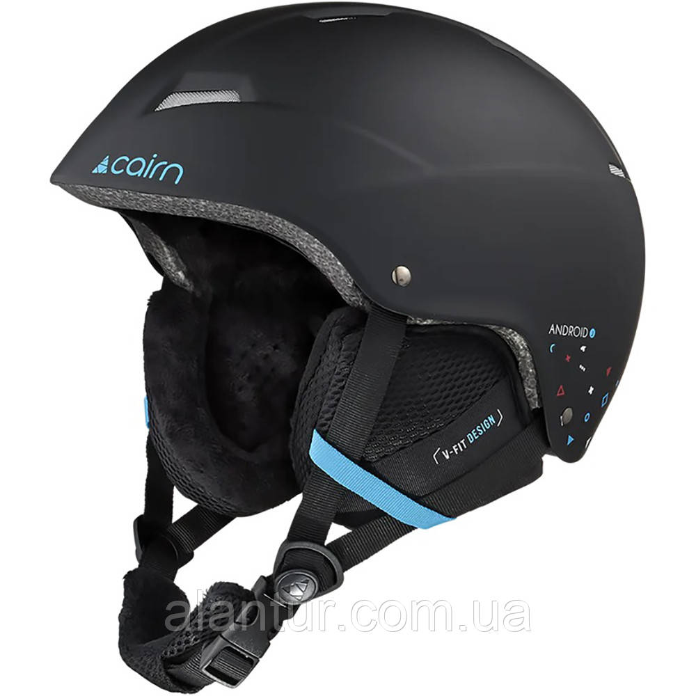 Cairn шлем Android Graphic Jr mat black-game 48-50, фото 1