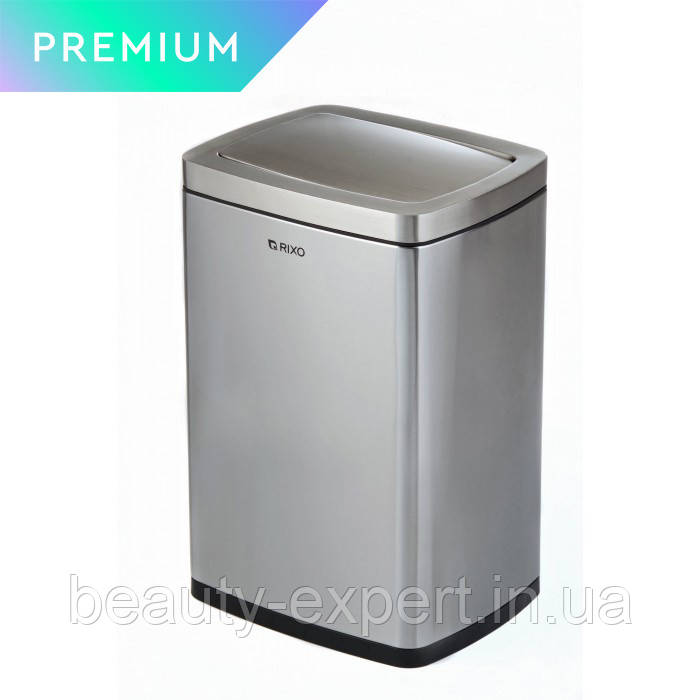 Універсальне відро для сміття 20л із поворотною кришкою Rixo Solido WB420S, фото 1