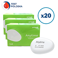 Сенсор для системи безперервного моніторингу глюкози CGM Yuwell CT 3 – 20 сенсорів + 1 трансмітер