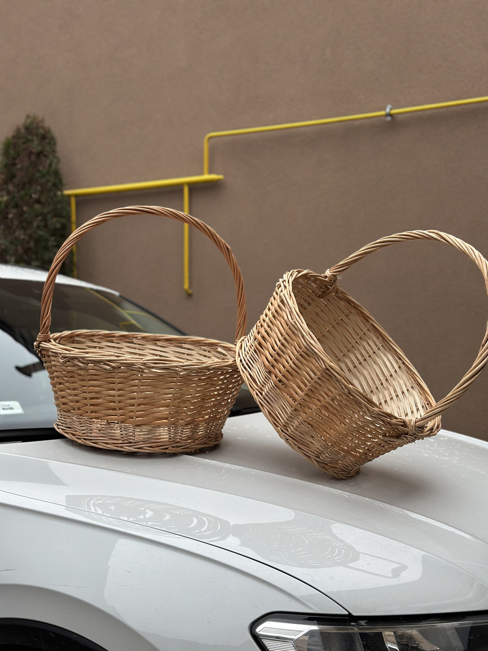 Кошик плетений квітковий горщик.Арт:30100, фото 1