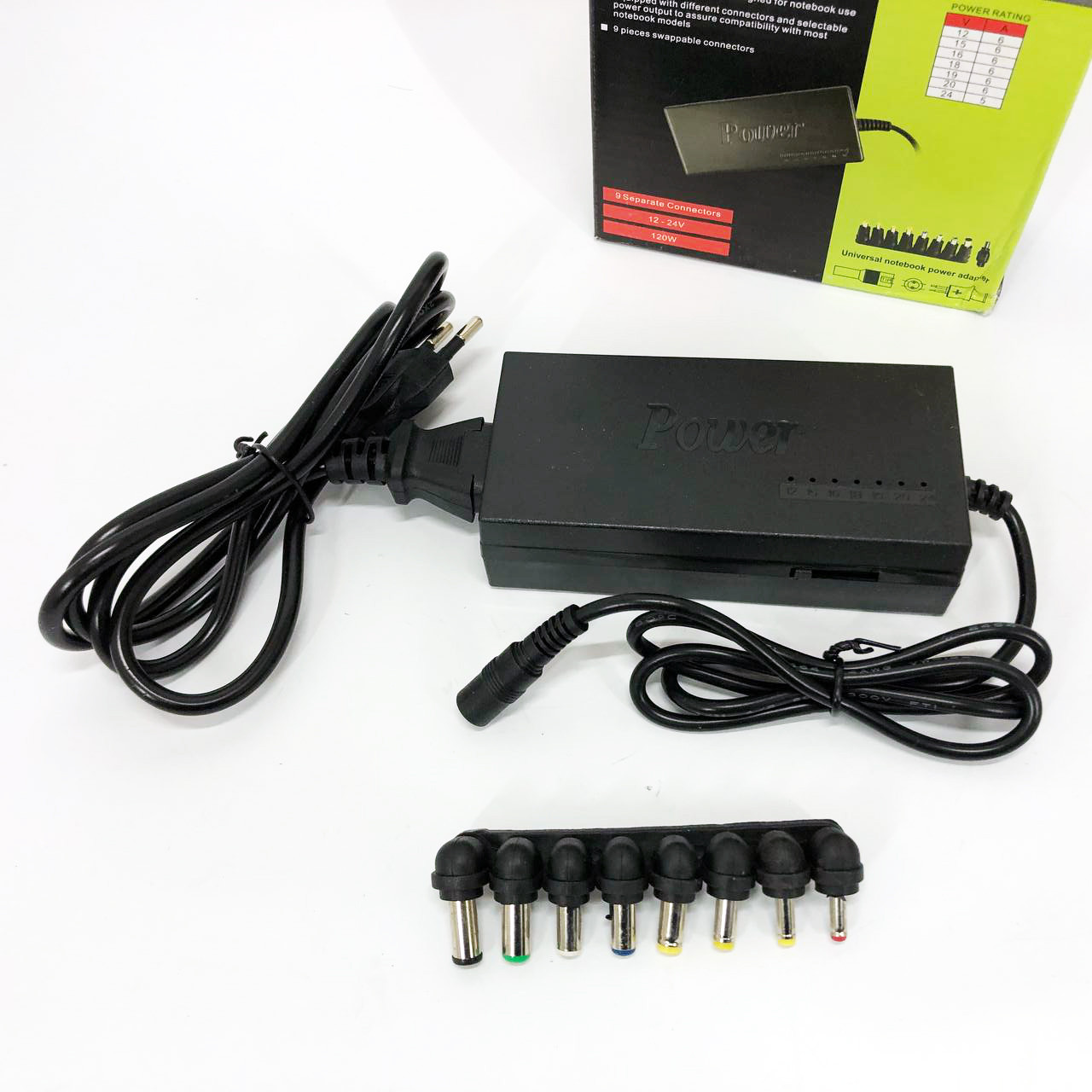 Адаптер для NoteBook Universal MY-120W універсальний зарядний пристрій для ноутбука WV-42, фото 1