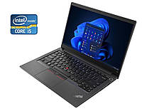 Ноутбук Lenovo ThinkPad E14 / 14" (1920x1080) IPS / Intel Core i5-10210U (4 (8) ядра по 1.6 - 4.2 GHz) / 8 GB DDR4 / 240 GB SSD /