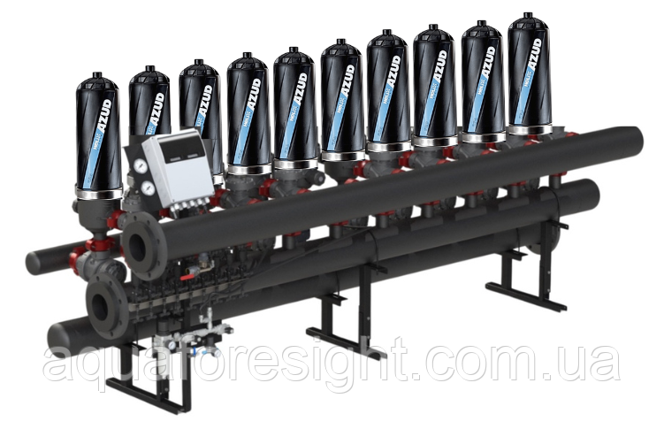 Автоматичний дисковий фільтр Azud ADF 1016A-S (10 micron) продуктивність до 60 м³/год (ціна з ПДВ), фото 1