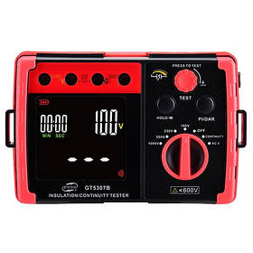 Мегаометр (тестер опору ізоляції) 0-5,5 ГΩ GT5307B BENETECH